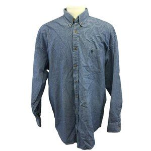 Guinness Blue Casual Button Down Shirt